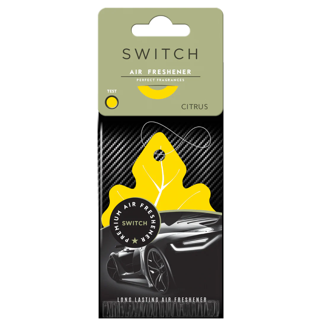 Switch Car Air Freshener - Citrus